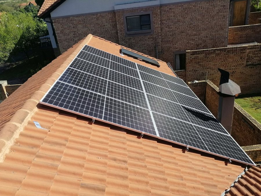 Rooftop solar panel installation on a Chatham, Ontario home by Chatham Solar Pros